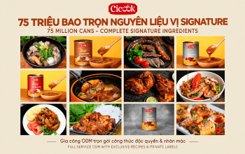 75 TRIỆU BAO TRỌN NGUYÊN LIỆU: ĐÓNG GÓI VỊ SIGNATURE CÙNG CICOOK