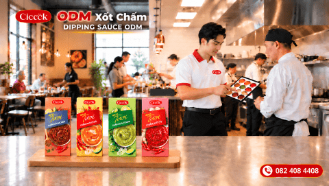 ODM XỐT CHẤM CHO NHÀ HÀNG, QUÁN ĂN VÀ CHUỖI F&B