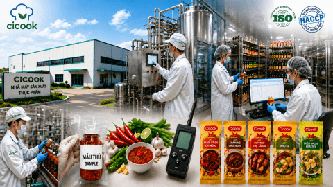 QUY TRÌNH TIỆT TRÙNG VÀ LƯU MẪU THỰC PHẨM CHUẨN ISO TẠI NHÀ MÁY GIA CÔNG CICOOK