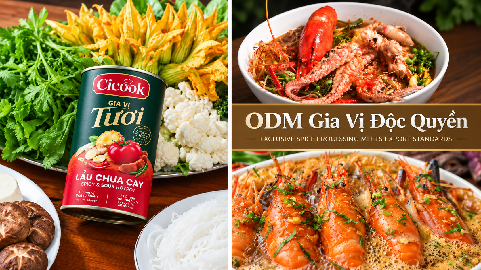 ODM GIA VỊ - BỆ PHÓNG TOÀN DIỆN CHO THƯƠNG HIỆU F&B HIỆN ĐẠI