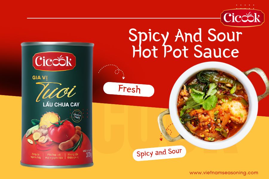 Fresh spicy and sour hot pot sauce Cicook