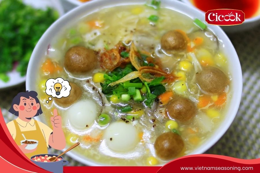 Crab and straw mushroom soup