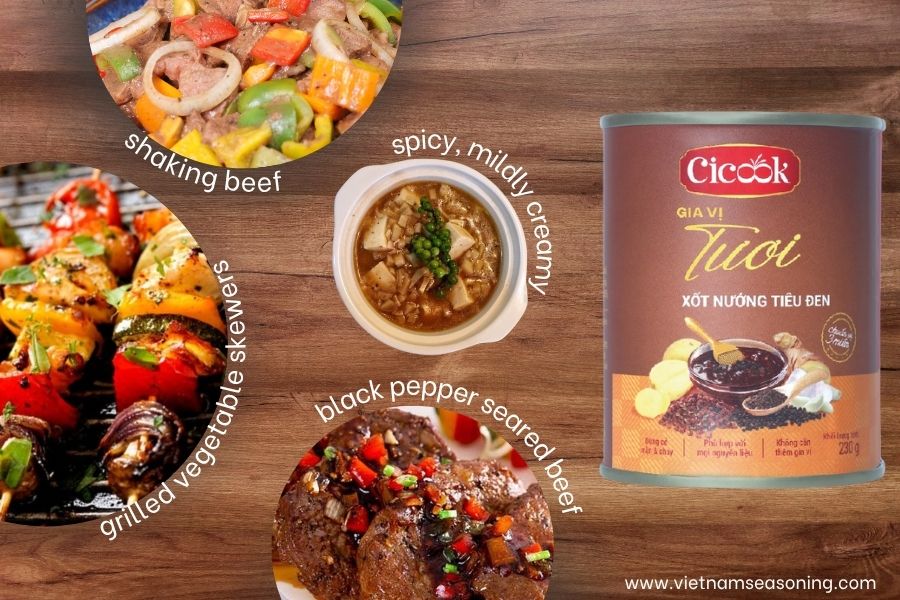 Delicious dish suggestions with Cicook's black pepper BBQ sauce