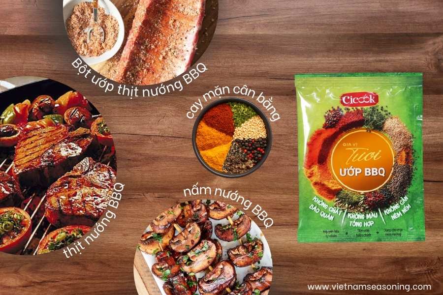 Gợi ý món ngon với bột ướp BBQ Cicook