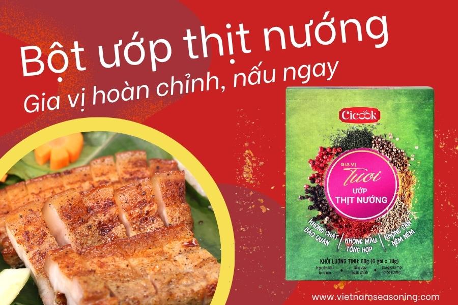 Hộp bột ướp thịt nướng 60g