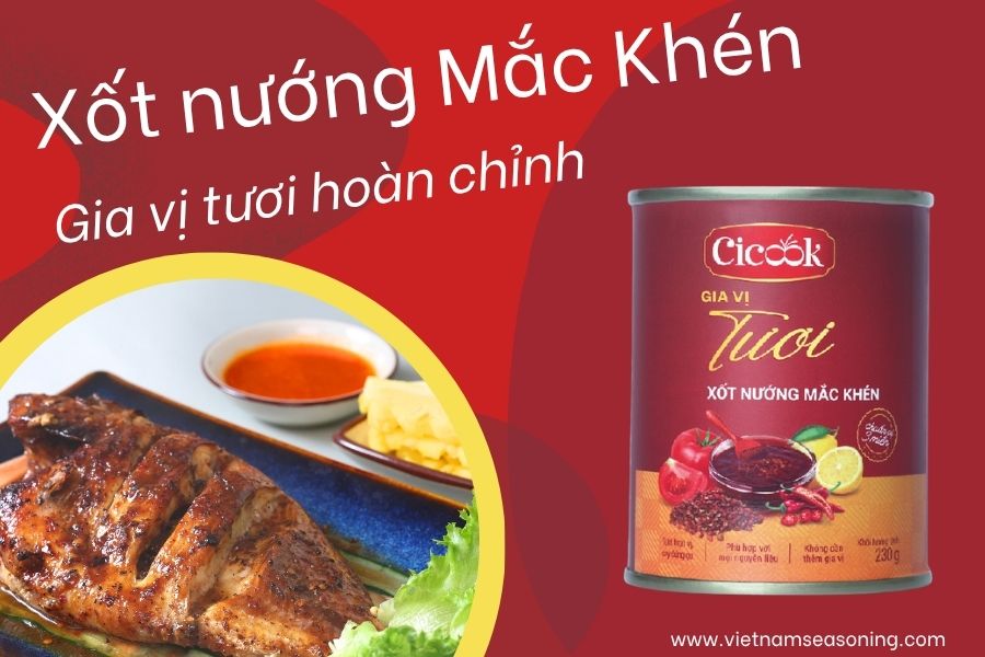 Lon Xốt Nướng Mắc Khén 230g Cicook