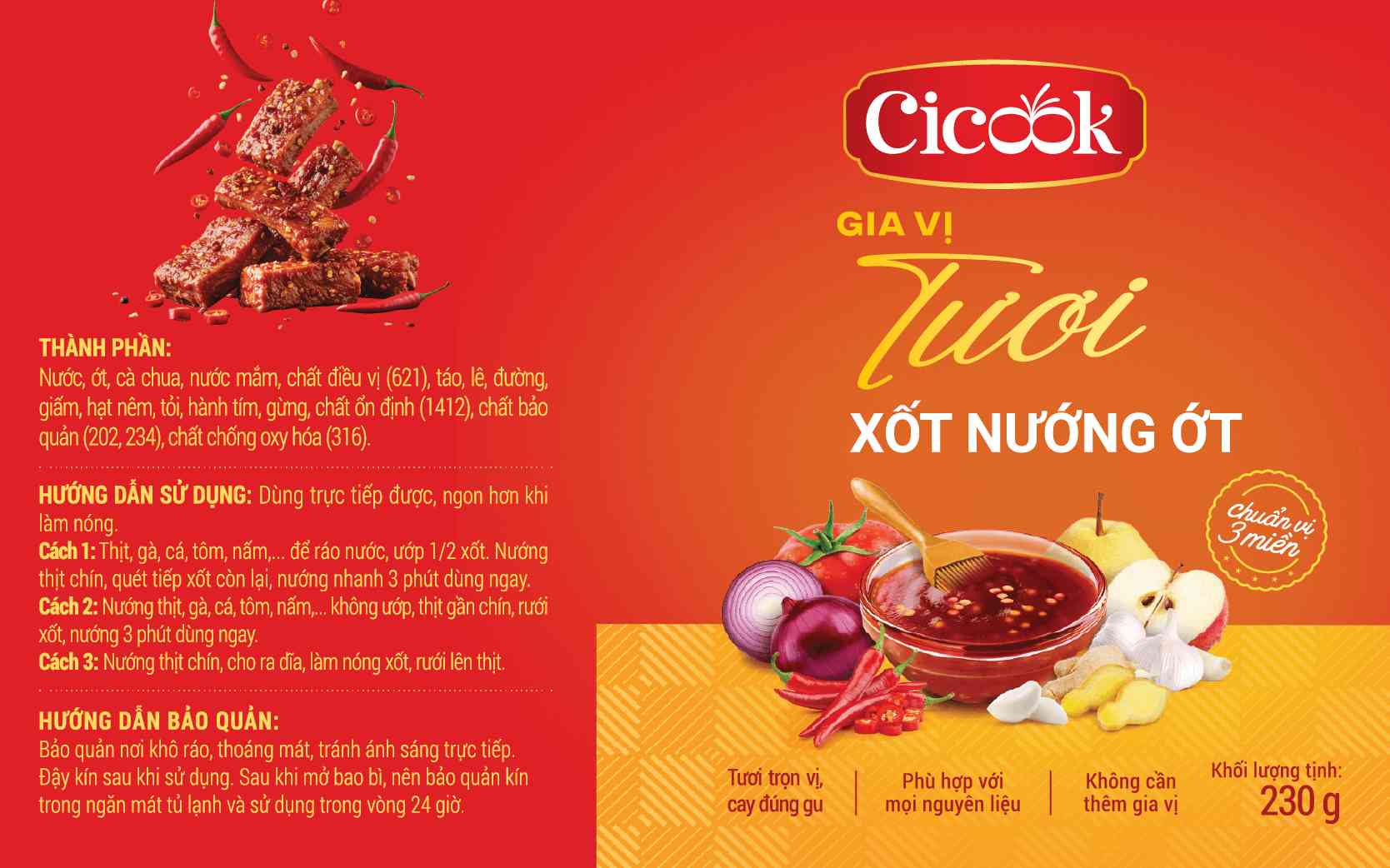 Self-declaration Chili Barbecue Sauce Can 230g