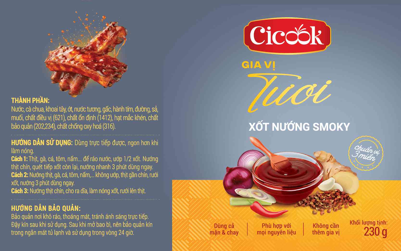 Self-declaration Smoky Barbecue Sauce Can 230G