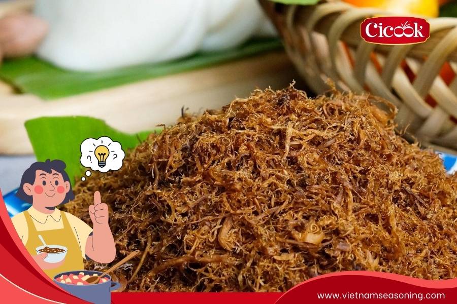 Straw mushroom floss