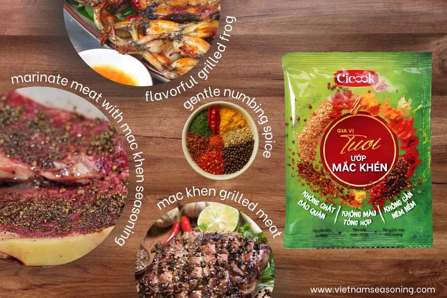 Suggested delicious dishes with Mac Khen seasoning powder