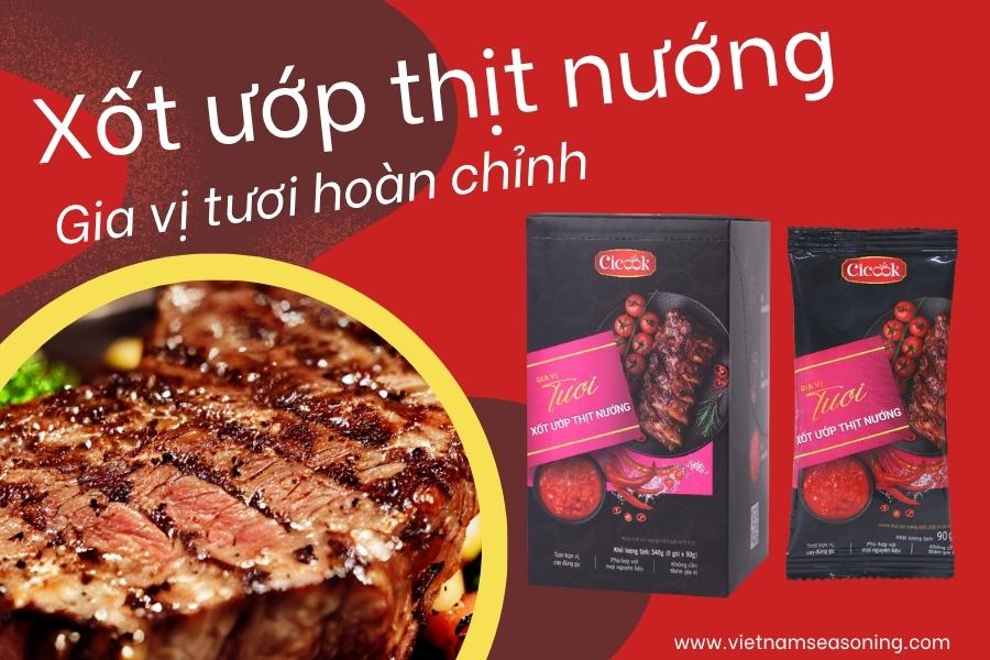 Xốt Ướp Thịt Nướng 90g Cicook